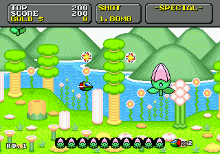 Super Fantasy Zone Screenshot 1